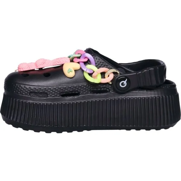 AQUOS MYRTLE Dievčenské clogs, čierna, veľkosť