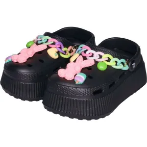AQUOS MYRTLE Dievčenské clogs, čierna, veľkosť