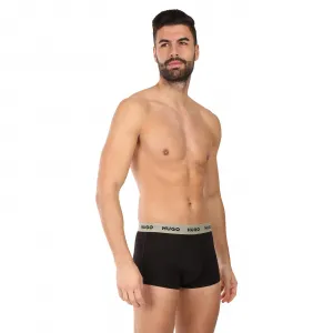 3PACK pánske boxerky HUGO čierne (50532611 977) L, trenky
