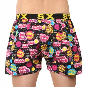 Pánske trenky Styx art športová guma Pink Bubble (B1857) M, trenírky