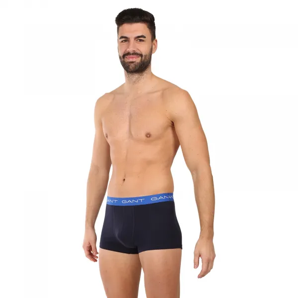 3PACK pánske boxerky Gant tmavo modré (902513003-433) M, trenky