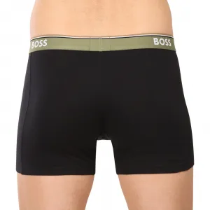 3PACK pánske boxerky BOSS čierné (50531691 965) M, trenky