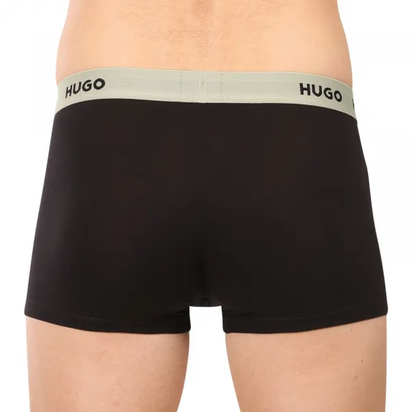 3PACK pánske boxerky HUGO čierne (50532611 977) L, trenky