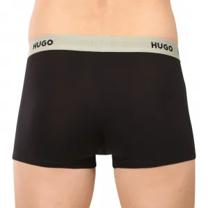 3PACK pánske boxerky HUGO čierne (50532611 977) L, trenky