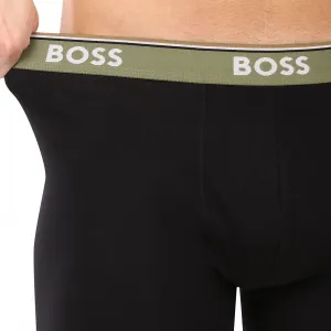 3PACK pánske boxerky BOSS čierné (50531691 965) M, trenky