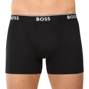 3PACK pánske boxerky BOSS čierné (50531691 965) M, trenky