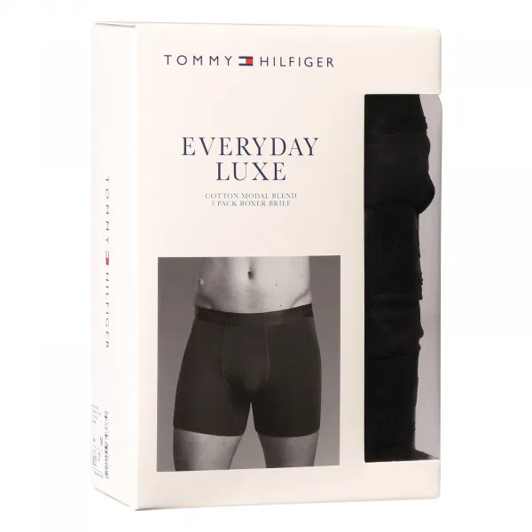 3PACK pánske boxerky Tommy Hilfiger čierné (UM0UM03393 0WE) M, trenky