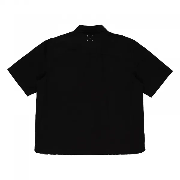 Pop Trading Company Chima Shortsleeve Shirt "Black White" (POPSS25-03-010)