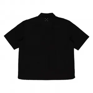 Pop Trading Company Chima Shortsleeve Shirt "Black White" (POPSS25-03-010)