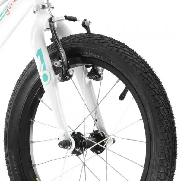 Kross Mini 3.0 16" - model 2025 biela / seledynová / korálová / lesk - 9" (100-125 cm)
