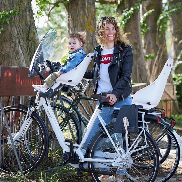 Urban Iki Zadní sedačka na kolo s adaptérem a nosičem na sedlovku Aotake mentolovo modrá/Aotake mentolovo modrá
