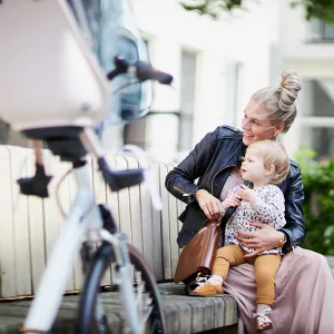 Urban Iki Přední sedačka na kolo s upínacím adaptérem Bincho čierna/Bincho čierna