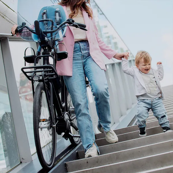 Urban Iki Přední sedačka na kolo s upínacím adaptérem Bincho čierna/Bincho čierna