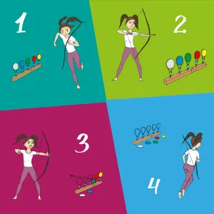 Yate Fun Biathlon Target
