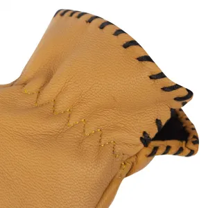 W-TEC Black Heart Skull Gloves camel - S