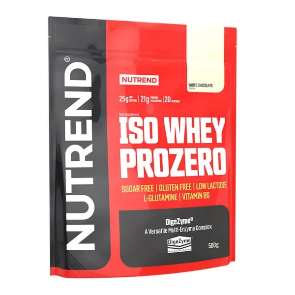 Nutrend ISO WHEY Prozero 500 g slaný karamel