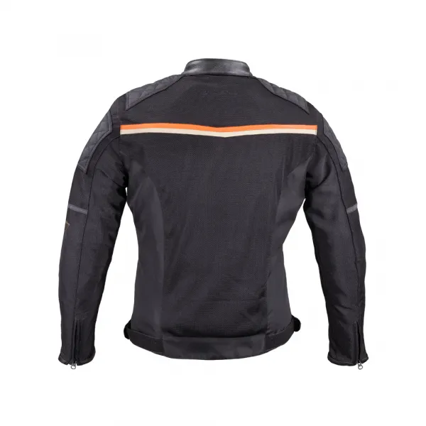 W-TEC 2Stripe čierno-béžovo-oranžová - S