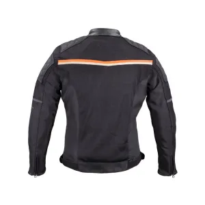 W-TEC 2Stripe čierno-béžovo-oranžová - S