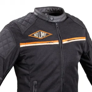 W-TEC 2Stripe čierno-béžovo-oranžová - S
