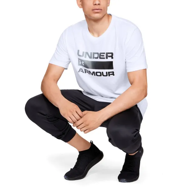 Under Armour Team Issue Wordmark SS White - S