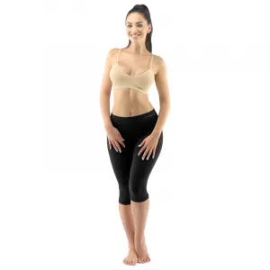 EcoBamboo capri legíny EcoBamboo čierna - S/M