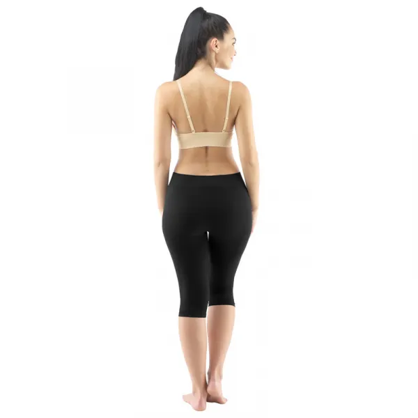EcoBamboo capri legíny EcoBamboo čierna - S/M
