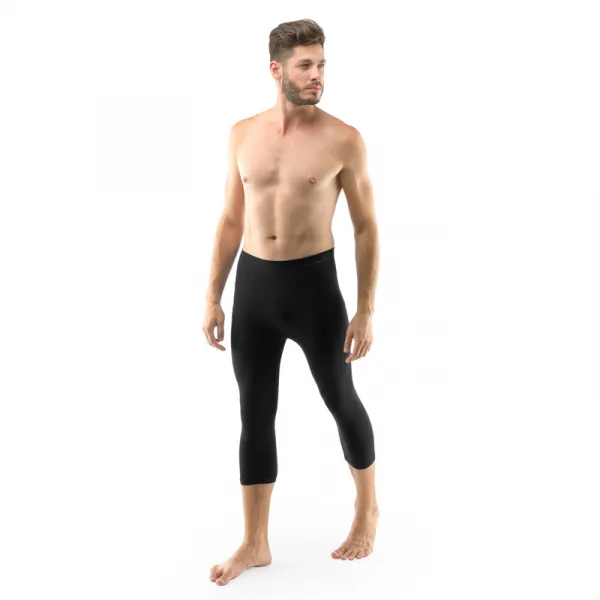 EcoBamboo legíny 3/4 EcoBamboo čierna - L/XL