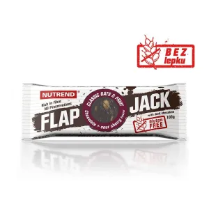 Nutrend FlapJack GLUTEN FREE 100g čokoláda+višňa s horkou čokoládou