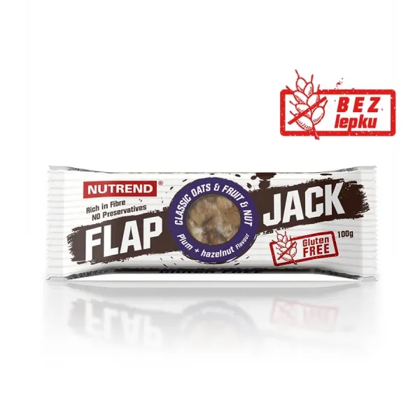 Nutrend FlapJack GLUTEN FREE 100g čokoláda+višňa s horkou čokoládou