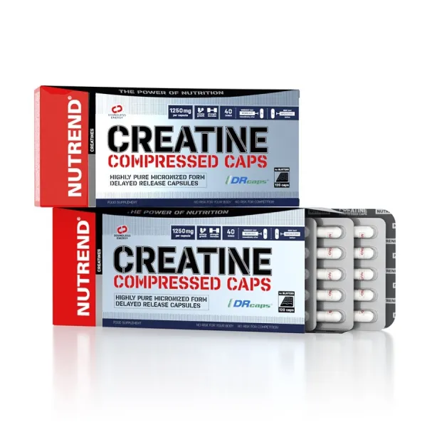 Nutrend Creatine Compressed Caps 120 kapsúl