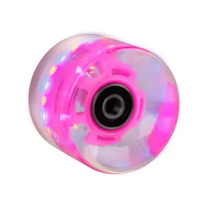 WORKER Svítící kolečko na penny board 60*45 mm vč. ložisek ABEC 7 modrá
