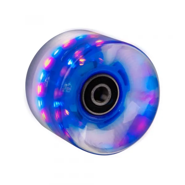 WORKER Svítící kolečko na penny board 60*45 mm vč. ložisek ABEC 7 žltá