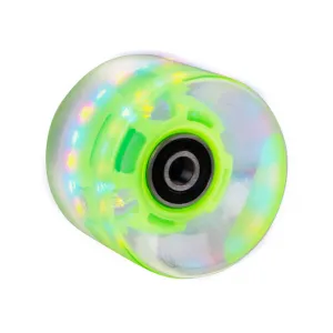 WORKER Svítící kolečko na penny board 60*45 mm vč. ložisek ABEC 7 modrá