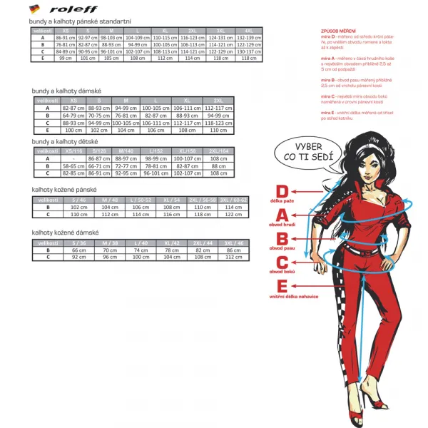 Roleff Aramid Lady modrá - 35/2XL