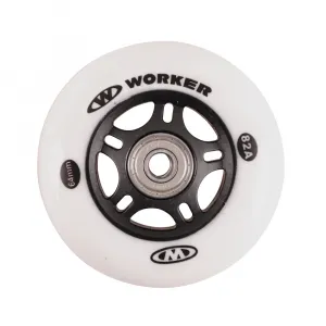 WORKER In-line 64mm a ložiska ABEC-5 chromeSet 4 ks