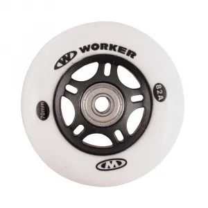 WORKER In-line 70mm a ložiska ABEC-5 chromeSet 4 ks