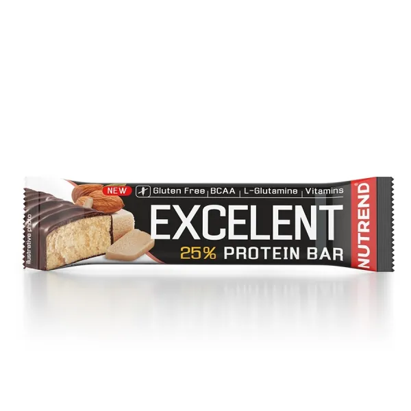 Nutrend EXCELENT protein bar 85g marcipán- mandle