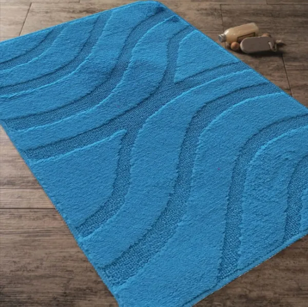 Sada kúpeľňových koberčekov Montana Symphony Ink Blue