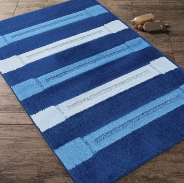 Sada kúpeľňových koberčekov Montana Said XL Dark Blue