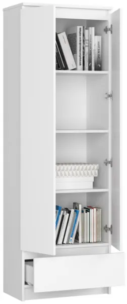 Ak furniture Skriňa Rexa 60 cm biela