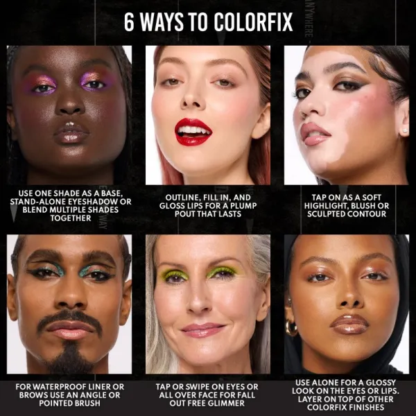 Danessa Myricks Beauty Colorfix Foils multifunkčné líčidlo na oči, pery a tvár odtieň Alien 10 ml