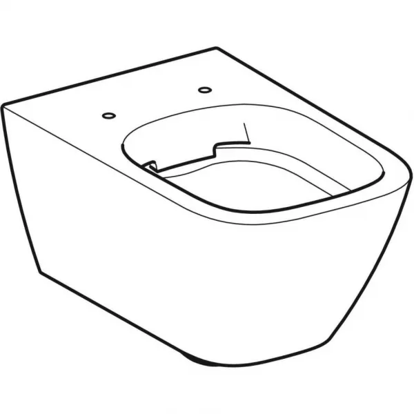 GEBERIT - Smyle Square Závesné WC, Rimfree, biela 500.208.01.1