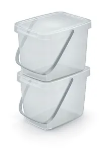 Prosperplast Odpadkový koš System Collec 6 L s víkem transparentní