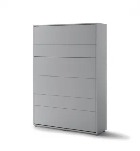 Dig-net nábytok Sklápacia posteľ Lenart BED CONCEPT BC-01 sivá | 140 x 200 cm