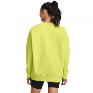 Dámska zateplená mikina UNDER ARMOUR Essential Fleece OS Crew-YLW