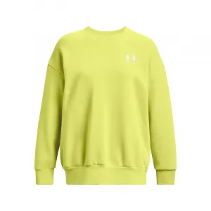 Dámska zateplená mikina UNDER ARMOUR Essential Fleece OS Crew-YLW