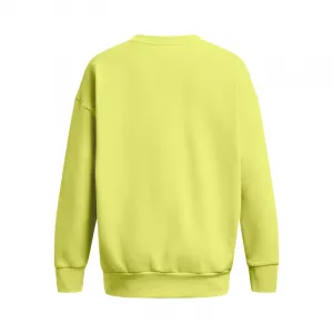 Dámska zateplená mikina UNDER ARMOUR Essential Fleece OS Crew-YLW