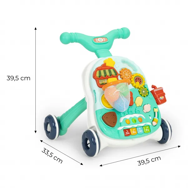 Interaktívne chodítko 2v1 a vzdelávací stôl so zvukmi