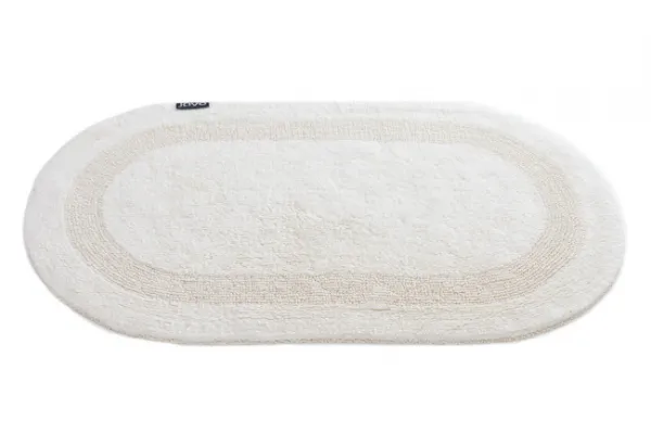 Kúpeľňový koberček Javo Cotton naturálny ovál