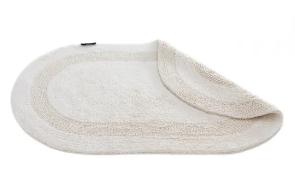 Kúpeľňový koberček Javo Cotton naturálny ovál